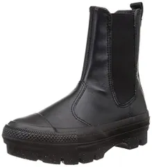 新品 [コンバース] スニーカー LEATHER AS (R) SG CHUNK SHIN-HI ブラック 23.0 cm