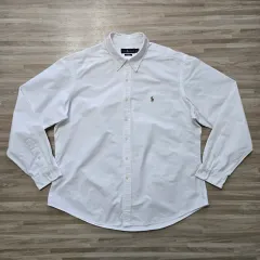 120 / POLO RALPH LAUREN オックスフォード 白 シャツ