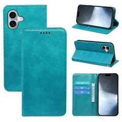 【在庫処分】適用 iPhone16 ケース 手帳型 いphone16 用 手帳型ケース iPhone 16 用 カバー 手帳型 PUレザー カード収納 財布型 耐衝撃 ケース マグネット スタンド機能付き 5色(いphone16 用 ケース 手帳型) (グリー
