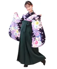 [KYOETSU] [キョウエツ] 袴 セット 卒業式 小学生 女の子 卒業式袴 小学生袴 袴セット はかまセット 華やかジュニアso