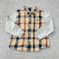 110 DAKS キッズ チェック シャツ 0304S1