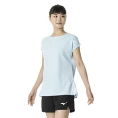 新品 テニス バドミントン ゲームシャツ 半袖 吸汗速乾 ダイナモーションフィット 日本バドミントン協会公認 62JAB206 レディース クーリングスプレー XL