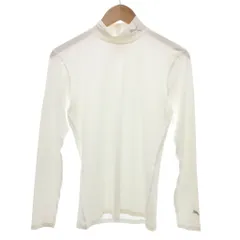 プーマ PUMA スポーツウェア インナー ロゴ プリント 長袖 M 白 ホワイト /JS