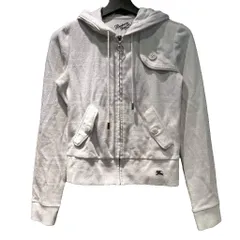 バーバリー ロンドン BURBERRY LONDON パーカー ジップアップ フラップポケット ガンフラップ 38 白 ホワイト ■WGAのサムネイル