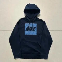 サイズ 100 NIKE トレーナー Tシャツ フード WHO ネイビー