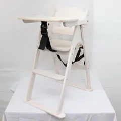 【即日発送】澤田木工 ベビーチェア セットアップ ハイローチェア ホワイト ベビー用品 ラクルベビー館