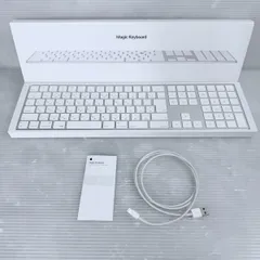 Apple Magic Keyboard MQ052J/A A1843 テンキー付き 日本語 JIS シルバー / アップル マジックキーボード 日本語配列 Mac 純正 正規品