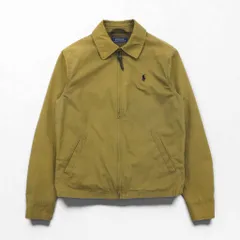 POLO RALPH LAUREN スウィングトップ ハリントンジャケット M カーキ コットン TALONジップ スモールポニー刺繍
