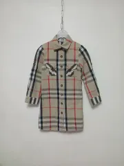 バーバリー キッズ チェック シャツ ロング丈 6Y 正規品
