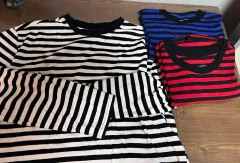 ストライプ長袖セット