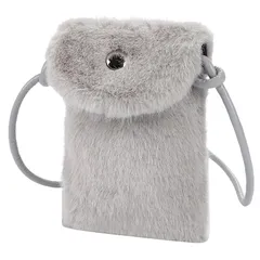 【新品】 [ハルジオ] ファーバッグ ショルダー 小さめ ミニ ショルダーバッグ レディース ファー バック フェイクファー ふわふわ モコモコ ファーバック スマホショルダー スマホ ポーチ サコッシュ かばん おしゃれ かわいい お洒落 可愛い 人気  0