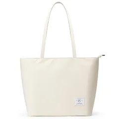 【新品】 [KALIDI FANCY FOREST] トートバッグ レディース 大容量 ショルダーバッグ 大きめ マザーズバッグ 肩掛けバッグ オックスフォード 無地 通学 通勤用 ファスナー付き (ホワイト) 0