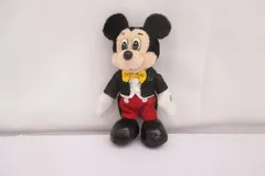  ディズニー TDR 35周年 復刻版 ミッキーマウス ぬいぐるみバッジ 中古品