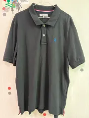 US ポロ アッスン ブラック 半袖 カラーTシャツ