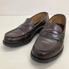 03wm24093/【25㎝】HARUTA ARVIN コインローファー 人工皮革 革靴 25EEE 品番4505 ブラウン ハルタ