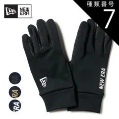 種類7：BLK/L 手袋 メンズ ニューエラ NEW ERA Fleece Warmer Glove フリース ウォーム グローブ タッチパネル対応 グローブ 防寒 アウトドア キャンプ ゴルフ 自転車 バイク メール便 (240125)