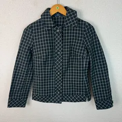 ROPE ロペ ジャケット チェック柄 ブラック レディース 古着 レトロ アメカジ ストリートのサムネイル