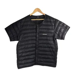 MONT-BELL SUPERIOR DOWN ROUND NECK T BLACK サイズXL 1101507 モンベル スーペリア ダウン ラウンド ネック ティー トップス ショートスリーブ 大名店