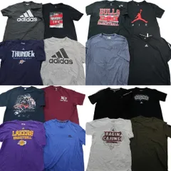 古着卸 スポーツブランドMIX 半袖Tシャツ 16枚セット (メンズ L /XL ) リーボック アディダス アンダーアーマー ジョーダン 中古 ND9914