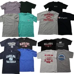 古着卸 まとめ売り チャンピオン 半袖Tシャツ 15枚セット (メンズ M ) ポケット付き ワンポイント カレッジ風 中古 古着 ND9958