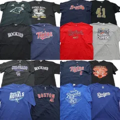 古着卸 まとめ売り プロチーム 半袖Tシャツ 16枚セット (メンズ 2XL ) NFL MLB ドジャース カージナルス セインツ 中古 古着 ND9972