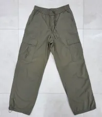S ユニクロ 24 26インチ 밴딩 カーゴパンツ オリーブ(カーキ) カラー