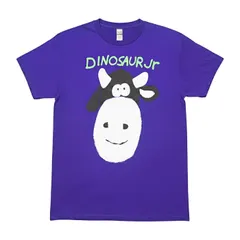 【新品】Dinosaur Jr. 公式 ダイナソーJr. Tシャツ COW オフィシャル バンドT ロックT 90s パープル