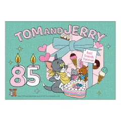 テンヨー(Tenyo) 【日本製】 108ピース ジグソーパズル トムとジェリー ベスト フレンド フォーエバー (18.2x25.7cm) B-108-837 のり付き ヘラ付き サービスカード付き [ベスト フレンド フォーエバー]