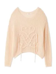 新品 [スナイデル] ロゴローゲージニットプルオーバー SWNT261020 レディース PNK Free Size