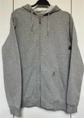 カーハート 裏起毛パーカー ジップアップ
