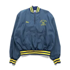 Holloway 90年代 USA製 ハーフジップ プルオーバー ナイロンジャケット XL カンガルーポケット リブライン