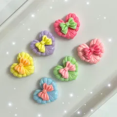 【s146】1セット 6個入り 120円 デコパーツ ホイップデコ ハンドメイド 資材