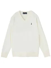 新品 ウール混ニットプルオーバー〈12G〉4206508