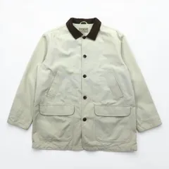L.L.Bean フィールドコート ハンティングジャケット XL ナチュラル アイボリー WY16 襟コーデュロイ