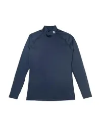 新品 [マンシングウェア] インナーシャツ 長袖 ハイネック アンダー 吸汗速乾 疲労軽減 クーリング UVカット ゴルフ MG5SUD21L レディース NV00(ネイビー)