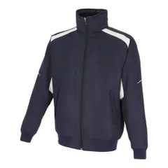 新品 [エスエスケイ] ジュニア中綿フルZIPグラウンドコート BWG2558J ネイビー×ホワイト(7010) 130