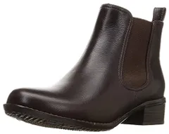 新品 [madras MODELLO(マドラスモデロ)] カジュアルサイドゴアブーツ 太めヒールで安定感♪カジュアルサイドゴアブーツ DML7108 レディース ダークブラウン 22.5 cm