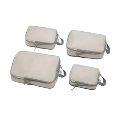 【新品】 トラベル圧縮ポーチ 圧縮バッグ 旅行用 収納ポーチ 撥水 エコ素材 軽量 コンパクト 大容量 衣類収納 出張 旅行 国内旅行 海外旅行 圧縮袋 仕分け 整理 トラベルグッズ パッキング ファスナー付き 衣類スペース節約 1