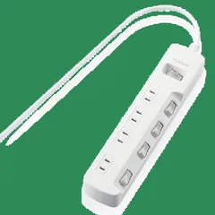 電源タップ 一括&個別スイッチ 省エネ スイングプラグ 4個口 エレコム 2m ホワイト T-E7A-2420WH