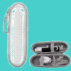 オーラルB フィリップス ブラウン ソニッケアー 対応 歯ブラシケース 携帯 電動 craft 収納 トラベル Crystal 旅行 持ち運び【ブラック】