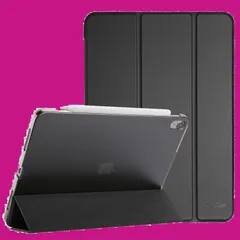 半透明バックカバー フォリオ保護ケース Apple 三つ折り スタンド Pencil 軽量 2対応 第4世代 / 対応端末：iPad / air / 11インチ 11インチ 第5世代 M3 M3 (2025)、M2 Air (2024)、iPad Air iP