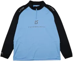 新品 [ルースイソンブラ] ジャージ 裏起毛トップス LS 2WAY HALF ZIP TOP F2011138 (S Lブルー/ブラック)