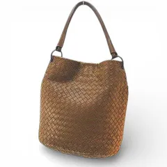 ボッテガヴェネタ BOTTEGA VENETA トートバッグ ショルダーバッグ イントレチャート ブラウン 茶系 イタリア製 25560 V0016 2880
