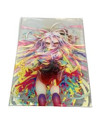 미품 KADOKAWA 노게임·노라이프 에노미야 유 Art Works 멜론 북스 한정판 특전 화이트 A4 아크릴 패널