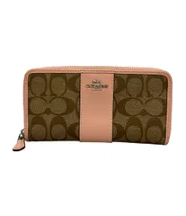コーチ ラウンドファスナー長財布 シグネチャー F54630 レディース COACH