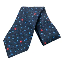 美品 ブルガリ ネクタイ シルク 100% メンズ BVLGARI