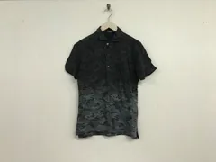 本物エポカウォモEPOCAUOMOコットン迷彩柄カモフラグラデーション半袖ポロシャツメンズサーフアメカジミリタリーワークスポーツビジネススーツゴルフストリートグレーカーキ46M日本製