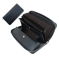 【新品】財布 メンズ 長財布 さいふ 牛革 大容量 25枚カード収納可能 ラウンドファスナー カードケース 本革 スキミング防止 磁気防止 お札入れ 小銭入れ 多機能軽量 防水 男女兼用一流の財布職人が作る 財布20*10.8*2.5cmブラ fcfec2a5