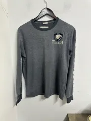アラビアヴィンテージ Abercrombie アバクロンビー グレー 長袖 Tシャツ パッチ 95