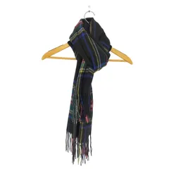 ユーズドフルギ USED古着 cashmere カシミヤ100％ フリンジマフラー メンズ 表記無 